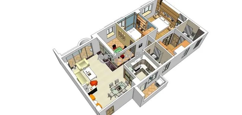 建筑模型:室内装修模型